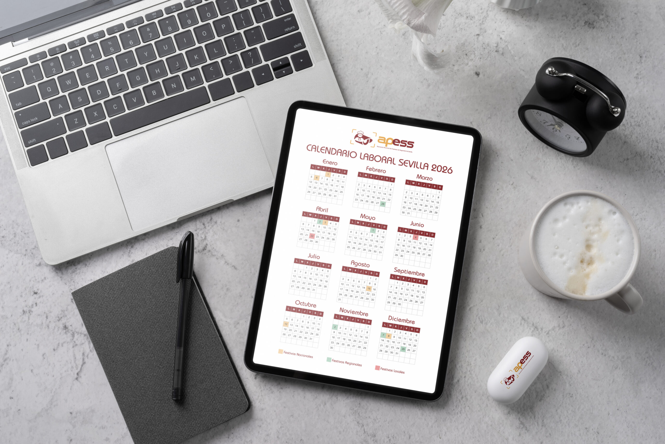 Calendario Laboral de Sevilla para 2026
